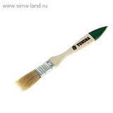Кисть плоская &amp;quot;TUNDRA basic&amp;quot; натуральная щетина, деревянная ручка 3/4&amp;quot; (20 мм) 881508