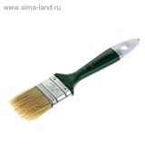 Кисть плоская &amp;quot;TUNDRA basic&amp;quot; натуральная щетина, пластмассовая ручка 1,5&amp;quot; (38 мм) 881516