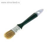 Кисть плоская &amp;quot;TUNDRA basic&amp;quot; натуральная щетина, пластмассовая ручка 1&amp;quot; (25 мм) 881515