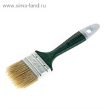 Кисть плоская &amp;quot;TUNDRA basic&amp;quot; натуральная щетина, пластмассовая ручка 2&amp;quot; (50 мм) 881517