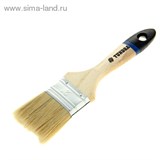Кисть плоская &amp;quot;TUNDRA comfort&amp;quot; натуральная щетина, деревянная ручка 2&amp;quot; (50 мм) 881529
