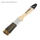 Кисть плоская &amp;quot;TUNDRA premium&amp;quot; искусственная щетина, деревянная ручка 1&amp;quot; (25 мм)   881539