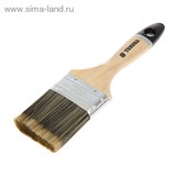 Кисть плоская &amp;quot;TUNDRA premium&amp;quot; искусственная щетина, деревянная ручка 2,5&amp;quot; (63 мм)   881542