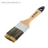 Кисть плоская &amp;quot;TUNDRA premium&amp;quot; искусственная щетина, деревянная ручка 2&amp;quot; (50 мм)   881541