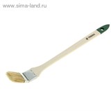 Кисть радиаторная &amp;quot;TUNDRA basic&amp;quot; натуральная щетина, деревянная ручка 1,5&amp;quot; (38 мм) 881546