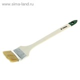 Кисть радиаторная &amp;quot;TUNDRA basic&amp;quot; натуральная щетина, деревянная ручка 2,5&amp;quot; (63 мм) 881548
