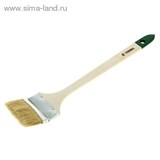 Кисть радиаторная &amp;quot;TUNDRA basic&amp;quot; натуральная щетина, деревянная ручка 3&amp;quot; (75 мм) 881549