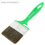 Кисть флейцевая &amp;quot;РАБОТЫ ПО ДЕРЕВУ&amp;quot;  70*12 мм// MATRIX Color Line   1128371