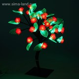 Светодиодный куст улич. 0,4 м, &amp;quot;Роза&amp;quot;, 48 LED, 220V, контроллер 4 режима КРАСНЫЙ