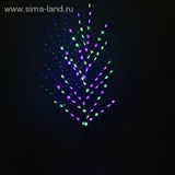 Светодиодный куст улич. 1,5 м, &amp;quot;Снежинка&amp;quot;, 84 LED, 220V, моргает RG/RB