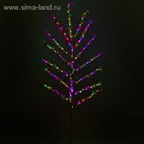 Светодиодный куст улич. 1,5 м, &amp;quot;Лилия красная&amp;quot;, 84 LED, 220V, моргает RG/RB