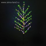 Светодиодный куст улич. 1,5 м, &amp;quot;Лилия желтая&amp;quot;, 84 LED, 220V, моргает RG/RB