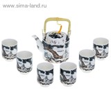 Набор для чайной церемонии 7 предметов &amp;quot;Мудрец&amp;quot; (чайник 600 мл, чашка 70 мл)