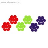 Набор подставок под горячее d=10 см &amp;quot;Смайл&amp;quot;, 2 шт., цвета МИКС