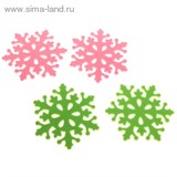 Набор подставок под горячее d=11 см &amp;quot;Зима&amp;quot;, 2 шт., цвета МИКС