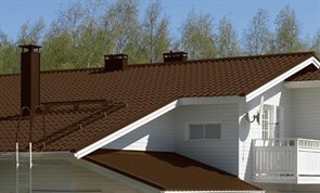 Монтаж натуральной черепицы - сложная кровля - фото 17342