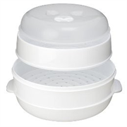 Пароварка Для Микроволновой Печи Двухуровневая "Вкус И Польза" - фото 18127