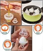 Формы для варки яиц без скорлупы "Eggies" - фото 19042