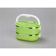 Термо ланч-бокс двойной "Bento" (Бенто1,48L) - фото 19495