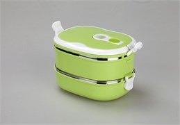 Термо ланч-бокс двойной "Bento" (Бенто1,48L) - фото 19496