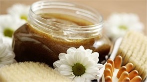 Варежка для пилинга Шелковица Золотой песок - фото 19898