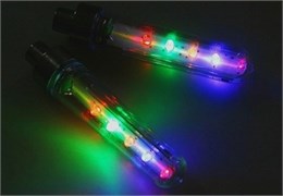 Светящиеся колпачки на ниппель разноцветные - фото 20270