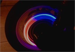 Светящиеся колпачки на ниппель разноцветные - фото 20271