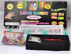 Набор для плетения Rainbow Loom Bands 600 резиночек - фото 20601