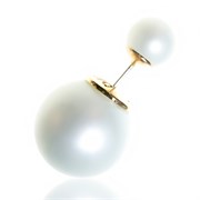 Серьги Пусеты в форме шариков - фото 20788