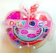 Набор Лум Бэндс 3000 шт. резинок (Loom Bands) "Яблоко", 3-этажный - фото 20877