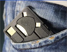 Портативное зарядное устройство Power-флешка 8 Гб Black - фото 21741