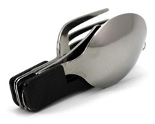 Набор туриста 3 в 1 (ложка,вилка,нож) - фото 22248