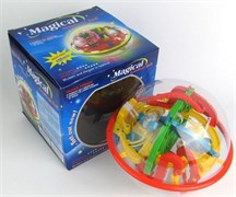 Игрушка-головоломка "Шар-лабиринт" 138 шагов - фото 23595