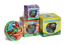 Игрушка-головоломка "Шар-лабиринт" 208 шагов - фото 23607