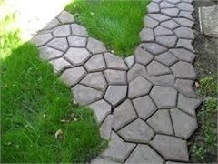 Форма для изготовления садовых дорожек 40х40 - фото 24282