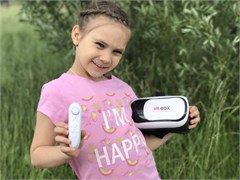 Шлем виртуальной реальности 3D очки VR с пультом - фото 25503