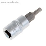 Головка торцевая с битой &amp;quot;TUNDRA premium&amp;quot; 1/4&amp;quot;, H3, CrV 1123583