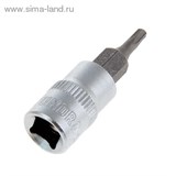Головка торцевая с битой &amp;quot;TUNDRA premium&amp;quot; 1/4&amp;quot;, Т10, CrV 1123575
