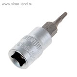 Головка торцевая с битой &amp;quot;TUNDRA premium&amp;quot; 1/4&amp;quot;, Т8, CrV 1123574