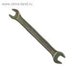 Ключ рожковый &amp;quot;TUNDRA basic&amp;quot; , желтый цинк, 6х7 мм 878000